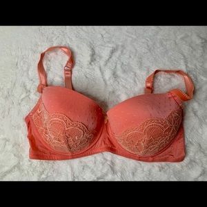 Blush bra balconette salmon lace 32DD